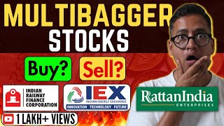 Future Of 3 Multibagger Stocks  IRFC IEX and RattanIndia  Rahul Jain Analysis [upl. by Neraj]