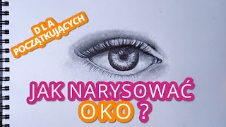 Jak narysować oko  Rysunek krok po kroku dla początkujących [upl. by Rosabel494]