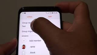 Samsung Galaxy S8 How to Edit  Delete a Contact Group [upl. by Yehudit]