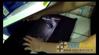 TUTORIAL PENGGUNAAN DARK TRANSFER PAPER CHINA PADA KAOS GELAP DENGAN MESIN PRESS [upl. by Druce]