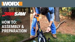 WORX JawSaw  How To Assembly amp Prep [upl. by Anaylil140]