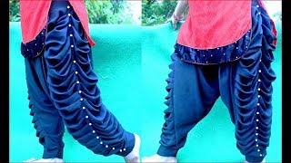 केवल ढाई 25 मीटर में self designed lahariya salwar drafting cutting and stitching [upl. by Stefano]