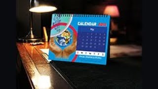 HOW TO CREATE DESK CALENDAR IN CORELDRAW 2018 [upl. by Maridel676]