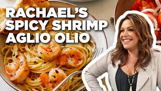 Rachael Ray Makes Spicy Shrimp Aglio Olio  Food Network [upl. by Lemire40]