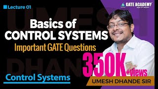 Understanding The Basics Introduction To Control Systems In GATE [upl. by Litnahc]