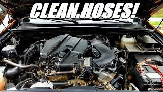 Toyota Tacoma Quick Tip  Easily Clean Your Rubber Engine Hoses [upl. by Susannah]