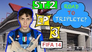 INIZIO DI CAMPIONATO ST2 EP3 CARRIERA ALLENATORE FIFA 14💙🖤😱 [upl. by Carpet]