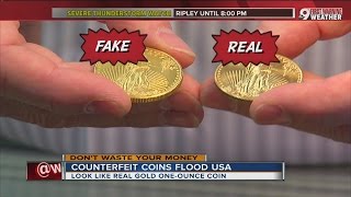 Counterfeit gold coins flood US [upl. by Erickson]