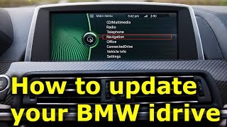 How to update BMW idrive software [upl. by Avalsorim]