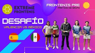 MÉXICO vs ESPAÑA  Frontenis Preolímpico Femenino  Partido 3 Gran Premio Internacional CV 2023 [upl. by Haroldson]