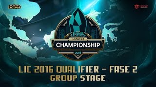 LIC Qualifier Fase 2  Group Stage with shoutcast [upl. by Heddy291]