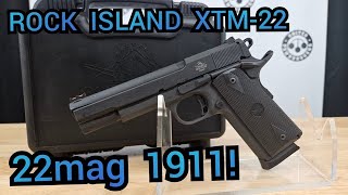 Rock Island Armory XTM22 22mag 1911 [upl. by Erasaec]