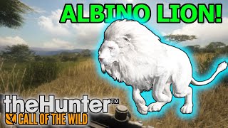 My FIRST Lion is an ALBINO  theHunter Call of the Wild  Vurhonga Savanna 7 [upl. by Aracal]