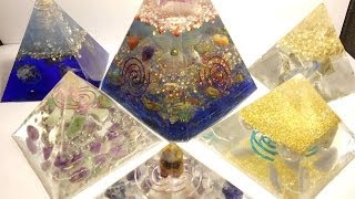 Some of my orgone pyramids I have created Enjoy [upl. by Lemrac]