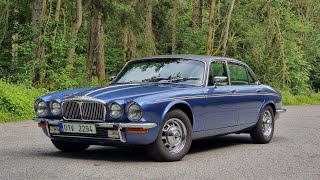 Daimler Double Six S2 Vanden Plas on autobahn200kmh [upl. by Attenaz675]