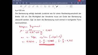 Massivbaukonstruktionen Vorlesung 2  Wiederholung Biegebemessung Plattenbalkenquerschnitt [upl. by Chicky]