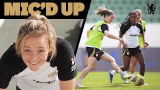 Listen in on NIAMH ERIN AND HANNAH during training  MICD UP in Morocco 🇲🇦  Chelsea FC 2324 [upl. by Melissa]