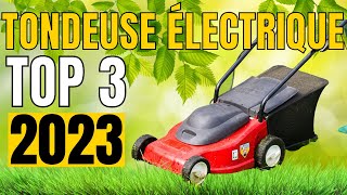 TOP 3  Meilleure tondeuse électrique 2023 [upl. by Tolmach]