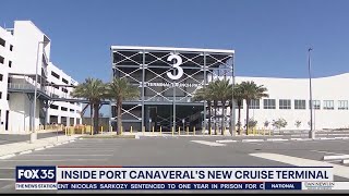 Inside Port Canaverals new cruise terminal [upl. by Ermanno866]