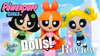 POWERPUFF GIRLS DELUXE DOLLS with ROOTED HAIR  REVIEW amp UNBOXING [upl. by Rehpinej]