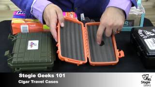 Cigar Travel Cases  Stogie Geeks 101 [upl. by Alleunamme]