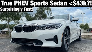 2021 BMW 330e TEST DRIVEFULL REVIEW [upl. by Nirehs]