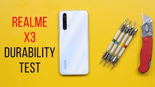 realme X3 Super Zoom Durability Test  SCRATCH WATER BEND DROP  Gupta Information Systems [upl. by Iphigenia]