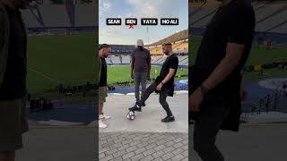 Yaya Toure no flinch challenge Betify [upl. by Alleiram]