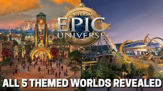 Universal Epic Universe NEW Concept Art amp MORE Details Revealed Opening In 2025 [upl. by Orlan]