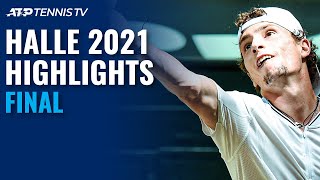 Ugo Humbert vs Andrey Rublev For The Title  Halle 2021 Final Highlights [upl. by Lucas]