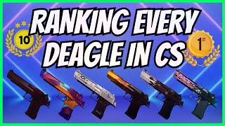 Ranking EVERY DESERT EAGLE Skin in CSGO The BEST Desert Eagle Skins in CS2CSGO [upl. by Koziel]