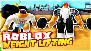 HELPING MY GIRLFRIEND GET BUFF  WEIGHT LIFTING SIMULATOR 2 ROBLOX [upl. by Chariot5]