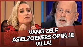 Timmermans AANGEPAKT op TV Vang zelf ASIELZOEKERS op in je VILLA [upl. by Genaro]