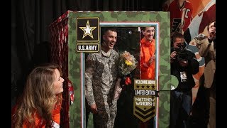 NHL Military Homecoming Surprises [upl. by Beeck830]