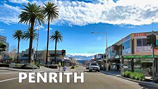 Penrith NSW Australia  Driving Around PENRITH City Centre [upl. by Aloivaf278]