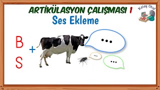 Artikülasyon Çalışması Ses Ekleme [upl. by Llehsar]