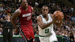 Rajon Rondo 9 pts10 reb15 ast vs Miami Heat 20132014  Full Highlights  HD [upl. by Rutherford691]