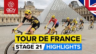 The Final Stage On The Iconic Champs Élysées  Tour De France 2023 Highlights  Stage 21 [upl. by Hiroko]