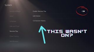 PS5 REMOTE PLAY  How To Enable Settings To Get This AWESOME PlayStation 5 Feature [upl. by Tenej]