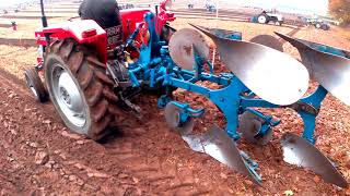 1968 Massey Ferguson 135 25 Litre 3Cyl Diesel Tractor 46HP With Ransomes Plough [upl. by Nicolau756]