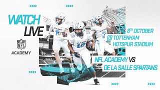 WATCH LIVE De La Salle vs NFL Academy at Tottenham Hotspur Stadium [upl. by Losiram]