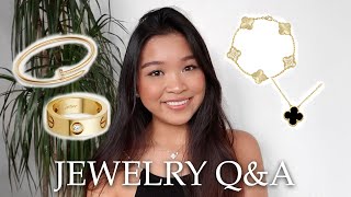 JEWELRY QampA  sourcing luxury inspired pieces twire ring review my new additions amp more [upl. by Emmott]