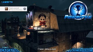 Watch Dogs Legion All Paste Up Locations Piece de Resistance Trophy  Achievement Guide [upl. by Creamer]