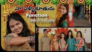 నా పెళ్లికూతురు Function Celebrations💕South Indian Pellikuthuru Event😍DJ Wedding Series [upl. by Ailb]