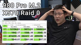 Samsung 980 Pro Raid 0 Insane Success [upl. by Ojillib]