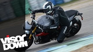 Triumph Speed Triple R review  Visordown Road Test [upl. by Siuqcram531]