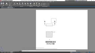 Section Views in AutoCAD [upl. by Nwad]