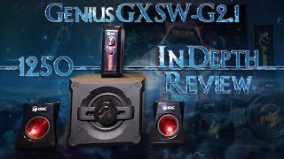 Genius GX SWG21 1250 Gaming Speaker System In Depth Review [upl. by Zackariah876]