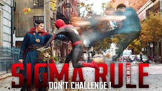 Sigma Rule Song X Spider Man No Way Home SPIDY VERSE  Polozhenie Remix DIOR  Bass Boosted [upl. by Ainek]