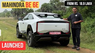 Mahindra BE 6E Most Detailed Walkaround  189 Lakh  232 BHP  500 KM Range 🔥🔥🔥 [upl. by Haizek939]